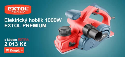 Elektrický hoblík 1000W EXTOL PREMIUM 8893405