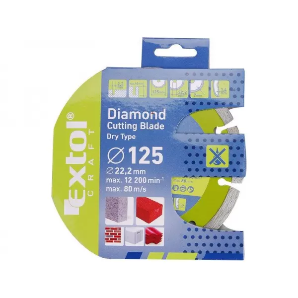 Dia kotouč řezný turbo 150x22,2mm EXTOL CRAFT 108853