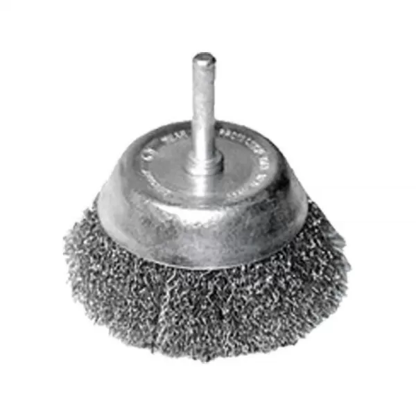 Kartáč hrnkový 50mm vlnitý drát S 0,3mm stopka 6mm EXTOL CRAFT 17056