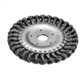 Kartáč radiální copánkový 150mm vlnitý drát S 0,5mm otvor 22,2mm EXTOL CRAFT 17029