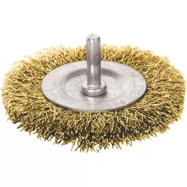 Kartáč okružní 63mm vlnitý drát S 0,3mm stopka 6mm EXTOL CRAFT 17053