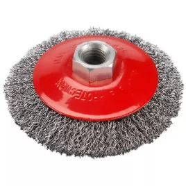 Kartáč miskový 100mm vlnitý drát S 0,3mm M14x2mm EXTOL CRAFT 17006