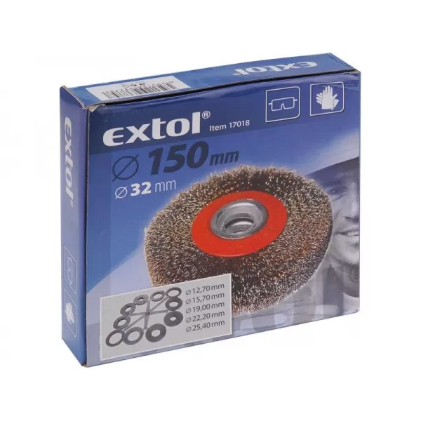 Kartáč okružní 150mm otvor 32mm tl. 25mm EXTOL CRAFT 17018