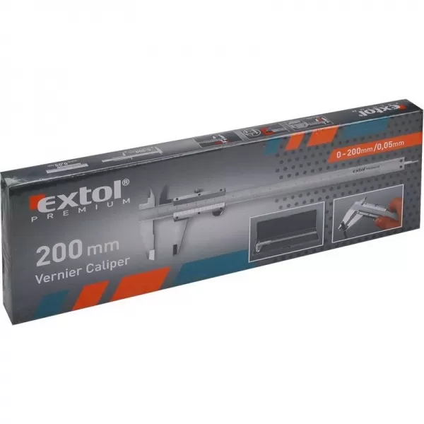 Měřítko posuvné kovové 0-200mm EXTOL PREMIUM 3422