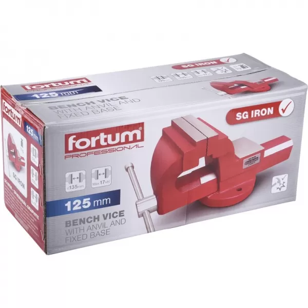 Svěrák s kovadlinou FORTUM 125mm SG Iron 4752613
