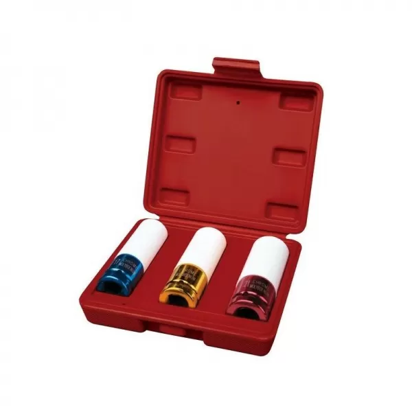 Hlavice nástrčné rázové sada 3ks 1/2“ 17-19-21mm L 86mm FORTUM 4700800