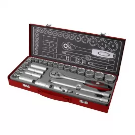 Hlavice nástrčné sada 29ks 1/2" 61CrV5 FORTUM 4700001