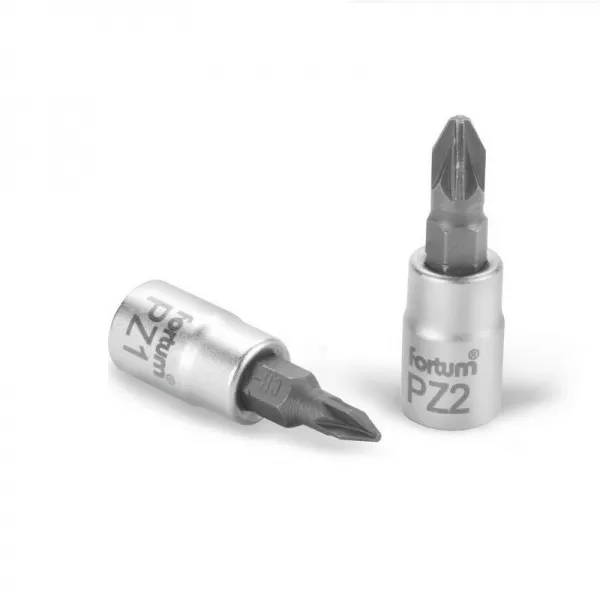 Hlavice zástrčná šroubovák PZ 1/4" PZ 2 L 37mm FORTUM 4701822