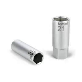 Hlavice nástrčná na zapalovací svíčky 1/2" 16mm L 65mm FORTUM 4700902