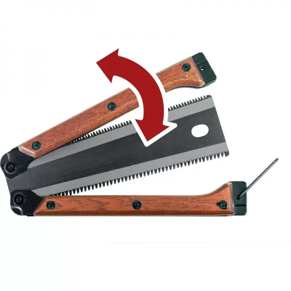 Pila zavírací/kapesní dvoubřitá, 300mm s dřevěnou rukojetí FORTUM 4772120