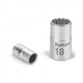 Hlavice nástrčná MULTI-LOCK 1/4" 4mm L 25mm FORTUM 4701102