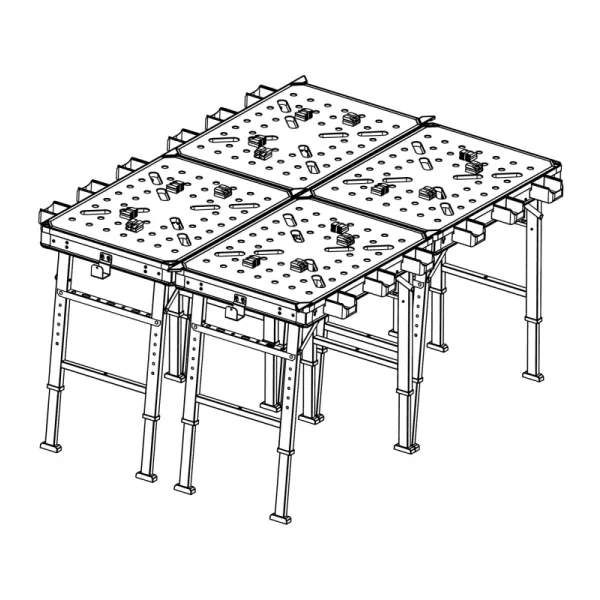 Stůl pracovní skládací FORTUM 4759990