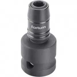 Rázový adaptér 1/2"čtyřhran na hroty 1/4", CrMoV FORTUM 4790002