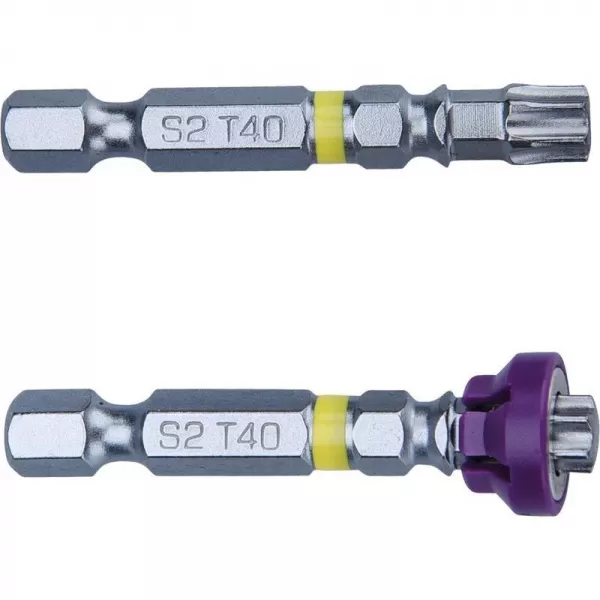 Sada hrotů TORX s magnetem, T 40x50mm, FORTUM 4741489