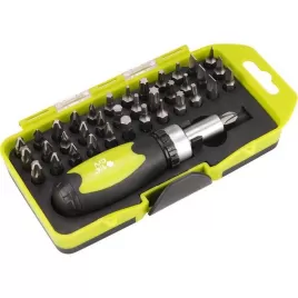 Šroubovák ráčnový s hroty sada 38ks EXTOL CRAFT 53092