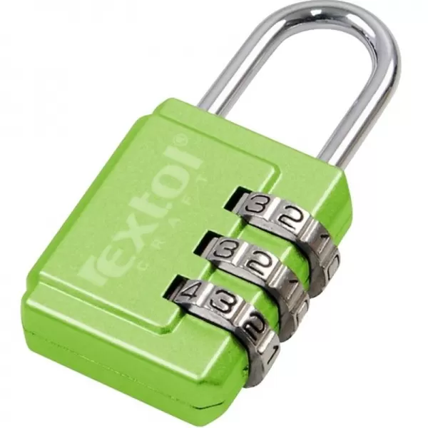 Zámek kombinační s trojmístným kódem EXTOL CRAFT 78112