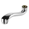 Ramínko prohnuté 20cm chrom BALLETTO 81066