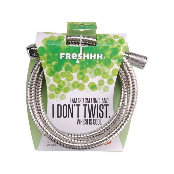 Hadice sprchová nerez dvouzámková 180cm BALLETTO 830225