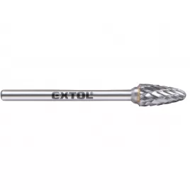 Fréza karbidová kulatý oblouk, 6x13mm, stopka 3mm Extol Industrial 8703853
