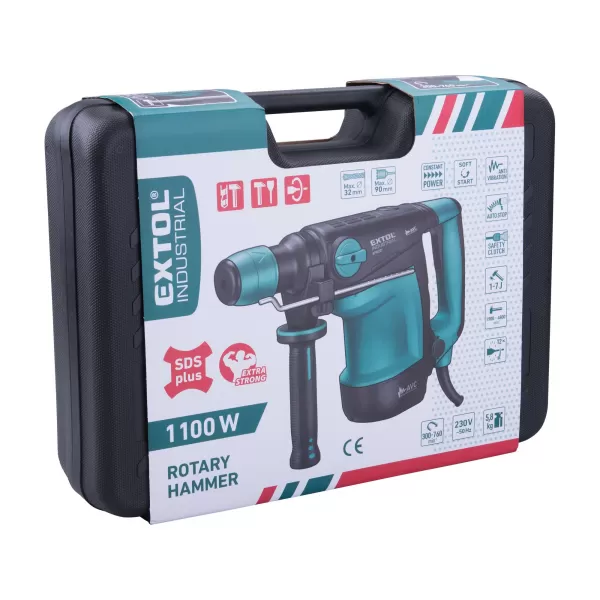 Vrtací kladivo s antivibračním systémem EXTOL INDUSTRIAL 8790201