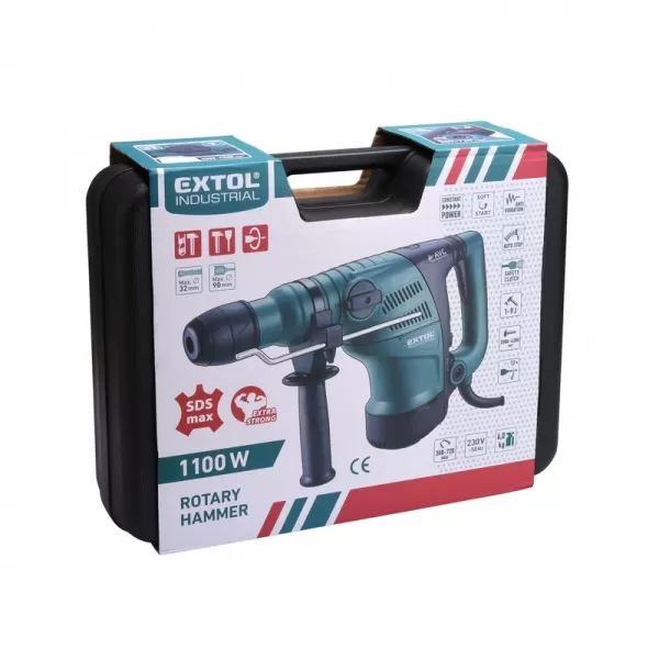 Kombinované kladivo SDS-Max EXTOL INDUSTRIAL 8790100