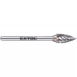 Fréza karbidová ostrý oblouk, 6x13mm, stopky 3mm Extol Industrial 8703863