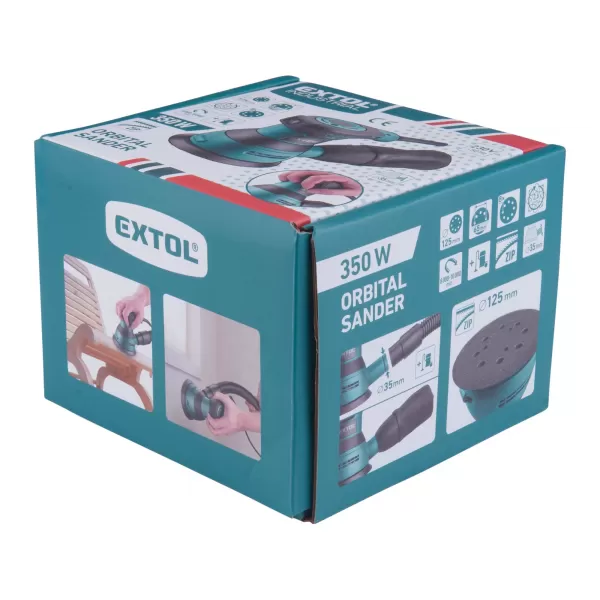 Excentrická bruska 125 mm 350 W EXTOL INDUSTRIAL 8794200