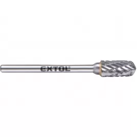 Fréza karbidová válcová s kulovým čelem, 6x13mm, stopka 3mm Extol Industrial 8703823