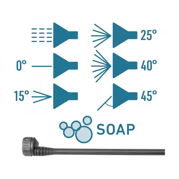 Aku tlakový čistič 20V/2,0 Ah SHARE20V Extol Premium 8891858