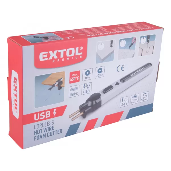 Aku odporová řezačka polystyrénu EXTOL PREMIUM 8891504