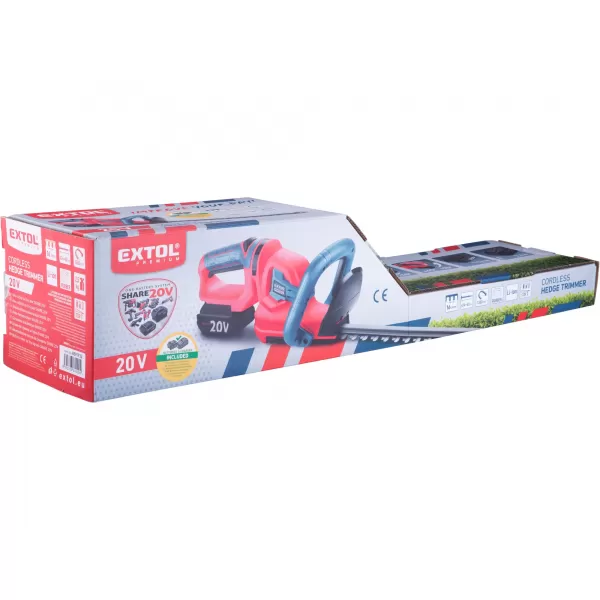 Aku nůžky na živé ploty 20V/2,0 Ah SHARE20V Extol Premium 8891932
