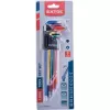 L-klíče TORX prodloužené barevné, sada 9ks, s kuličkou, T10-50, S2 EXTOL PREMIUM 8819416