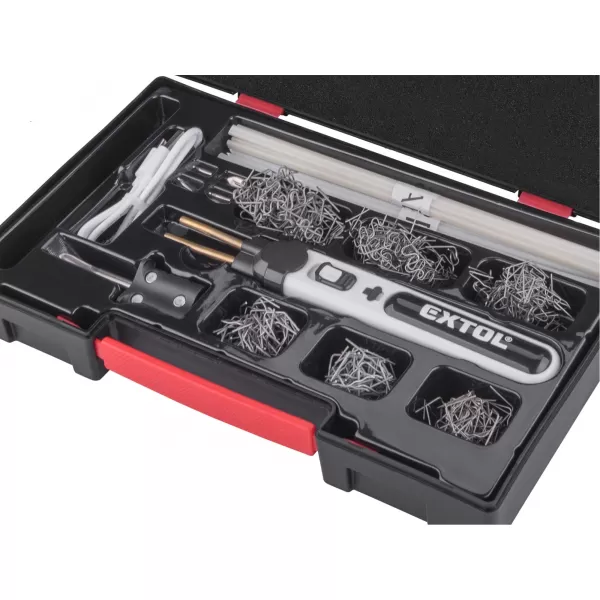 Aku sponkovací svářečka na plasty 4V/2,0 Ah Extol Premium 8891505