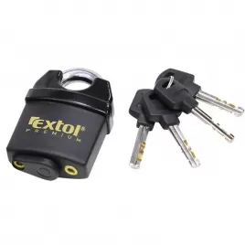 Zámek visací bezpečnostní voděodolný 60mm 4 klíče EXTOL PREMIUM 8857760