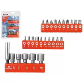 Sada bitů 26ks nástrčné hlavice 6-10mm EXTOL PREMIUM 8819620
