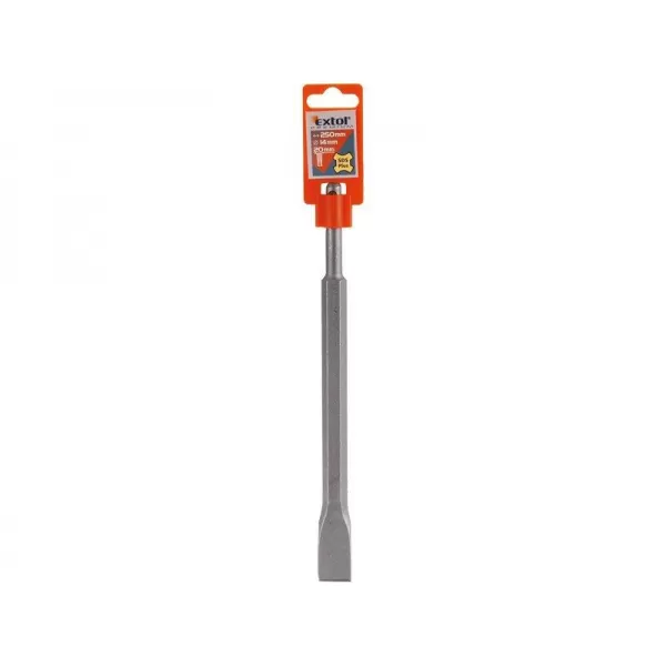 Sekáč plochý SDS PLUS 250x14mm hrot 40mm EXTOL PREMIUM 8801502