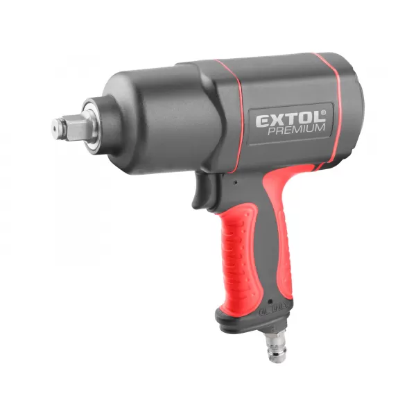 Rázový utahovák 1/2", kompozit, pneu, 800Nm Extol Premium 8865016
