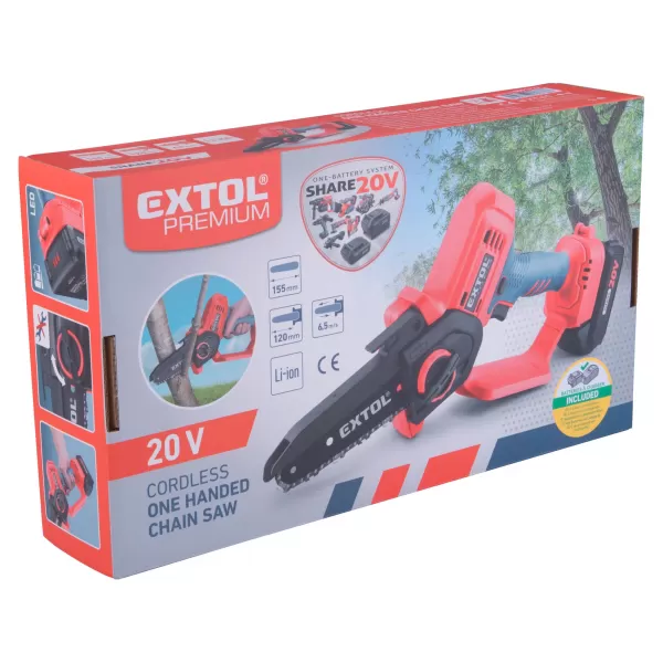 Aku řetězová pila 20V bez aku SHARE20V EXTOL PREMIUM 8891923