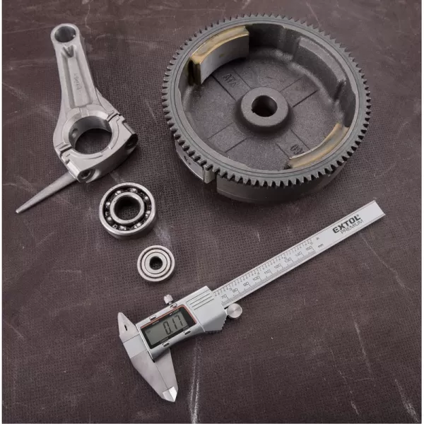 Měřítko posuvné digitální nerez, 0-150mm, podsvícení displeje EXTOL PREMIUM 8825226