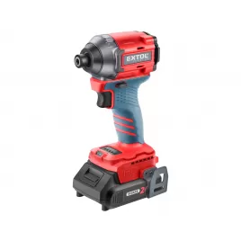 Aku rázový utahovák 1/4" 20V/2,0 Ah SHARE20V BRUSHLESS Extol Premium 8891814
