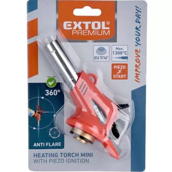 Hořák MINI s piezo zapalovačem EXTOL PREMIUM 8848107