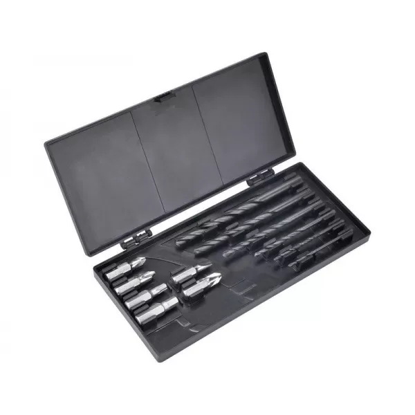 Aku vrtačka a úhlová bruska 125mm v plastovém boxu EXTOL PREMIUM 8898311