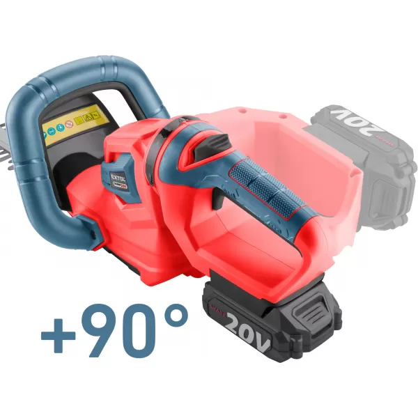 Aku nůžky na živé ploty 20V/2,0 Ah SHARE20V Extol Premium 8891932