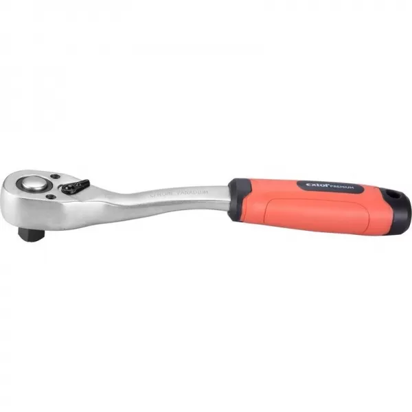 Ráčna tvarovaná, 45 zubů, 1/2", L 253mm, Crv EXTOL PREMIUM 8816456