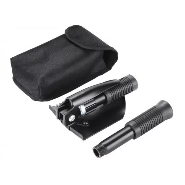 Lopatka skládací s motyčkou délka 40cm šířka 9,5cm s nylonovým pouzdrem EXTOL PREMIUM 8877030