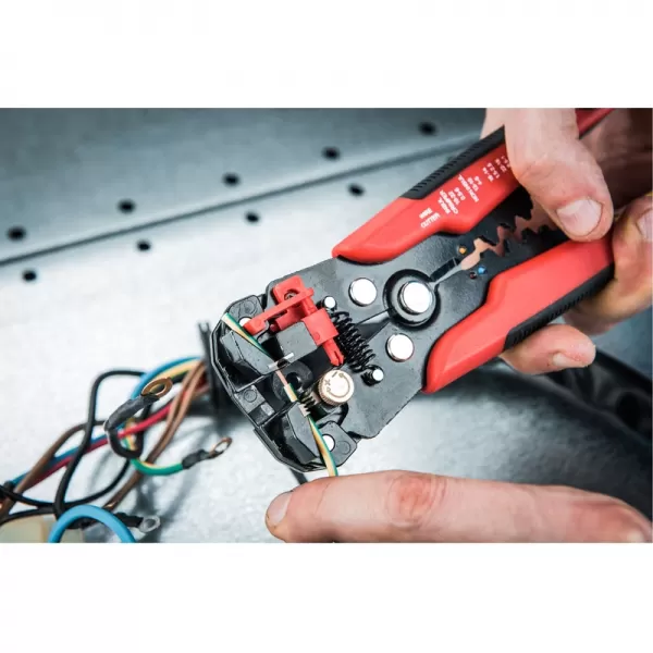 Kleště odizolovací/krimpovací automatické, 210mm/0,2-6mm2 EXTOL PREMIUM 8831125