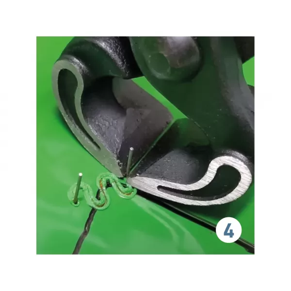 Aku sponkovací svářečka na plasty 4V/2,0 Ah Extol Premium 8891505