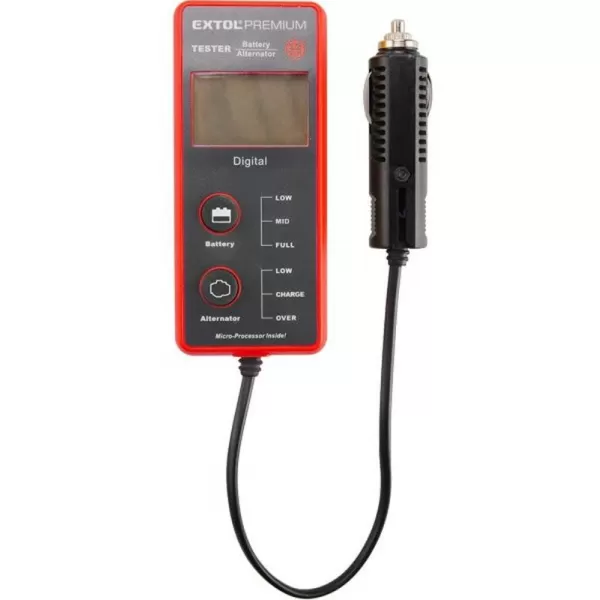 Tester autobaterie a alternátoru EXTOL PREMIUM 8897310