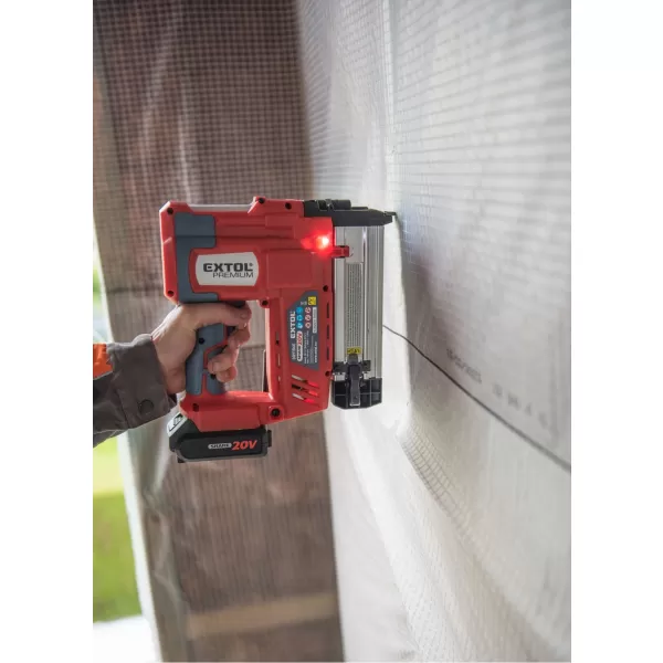 Aku hřebíkovačka / sponkovačka 20V 2,0Ah Extol Premium 8891860