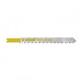 Plátky do přímočaré pily 5ks 75x2,5mm úchyt UNIVERSAL HCS, EXTOL PREMIUM 8805505